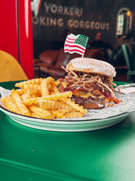 Homer's donut burger